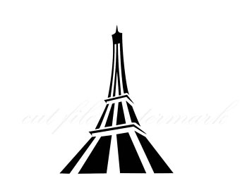 340x270 Eiffel Tower Svg Etsy
