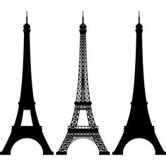 236x236 Eiffel Tower Silhouette Clipart Free Stock Photo