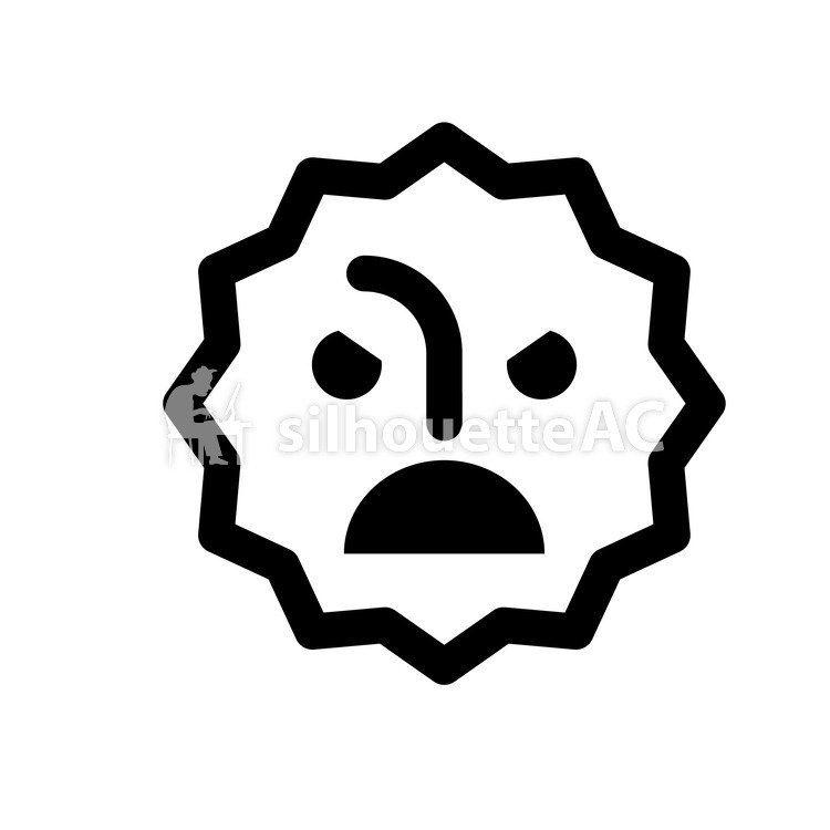 750x750 Free Silhouettes Face, Icon, Frustrating