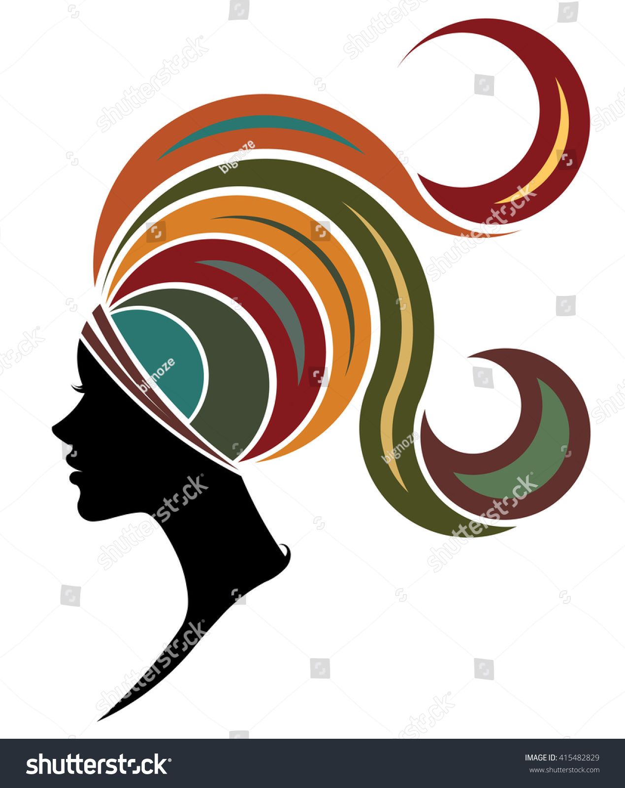 1269x1600 Illustration Vector Of Women Silhouette Icon, Women Face Logo