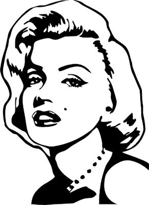291x400 Famous Faces Marilyn Monroe