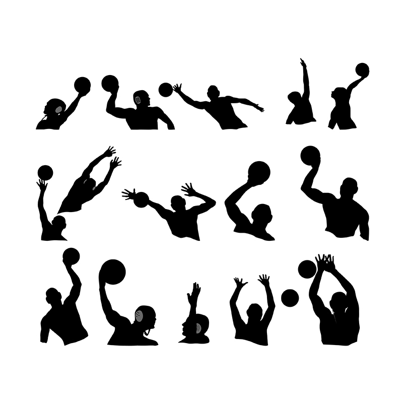 800x800 Water Polo Sporting Pack Silhouette