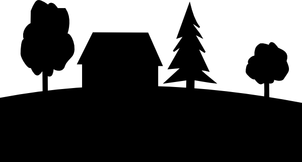 600x322 Farm Silhouette Clip Art
