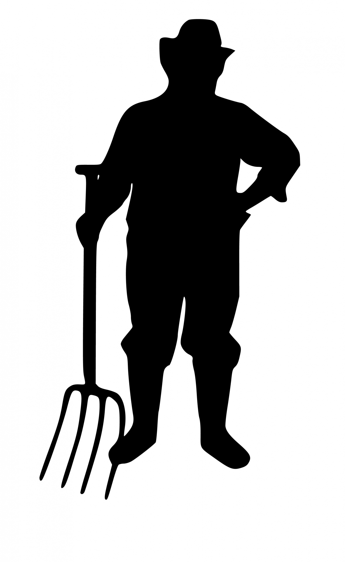 1180x1920 Farmer Silhouette Free Stock Photo