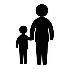 283x283 Father And Son Silhouette Silhouette Of Father And Son
