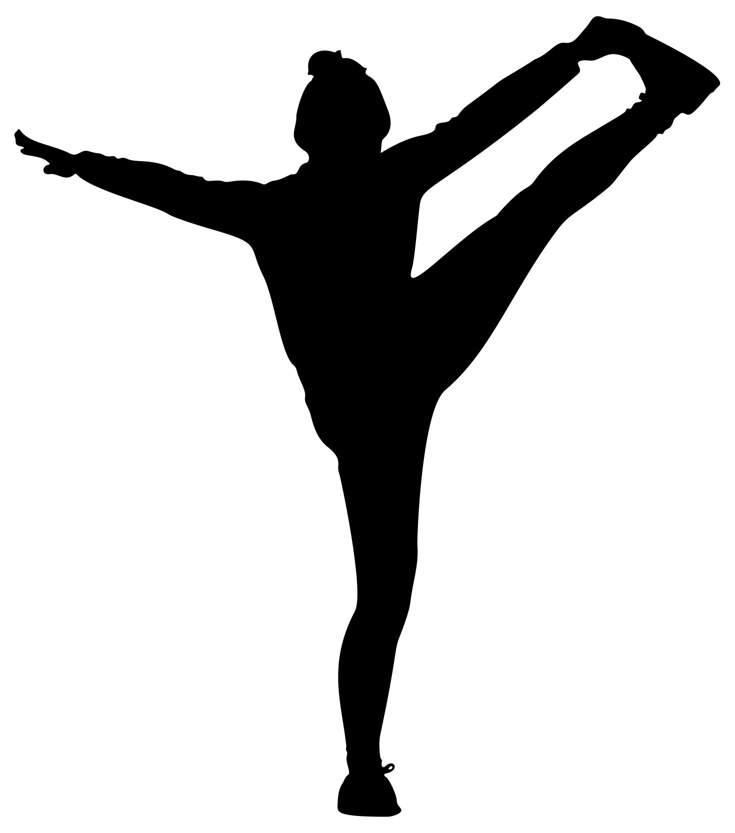 1470x1665 Female Yoga Pose Silhouette 25 Clipart