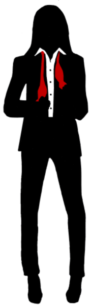 179x600 Female Silhouette Bowtie Clip Art By Krisjgarcia Spreadshirt