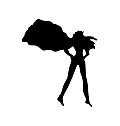 238x250 Female Superhero Silhouette Clipart