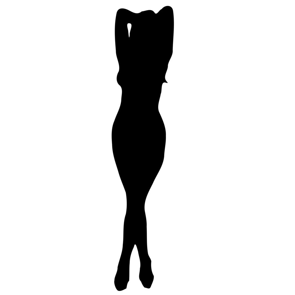 958x958 Female Body 3 Silhouettes Female Bodies