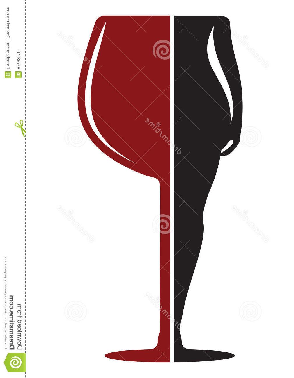 1010x1300 Top 10 Woman Wine Vector Illustration Female Body Wineglass