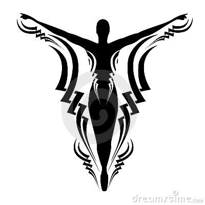 400x400 Female Body Silhouette Outline