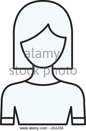 300x459 Silhouette Drawing Of Faceless Half Body Woman With T Shirt