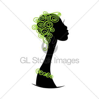 325x325 Female Head Silhouette For Your Design Gl Stock Images