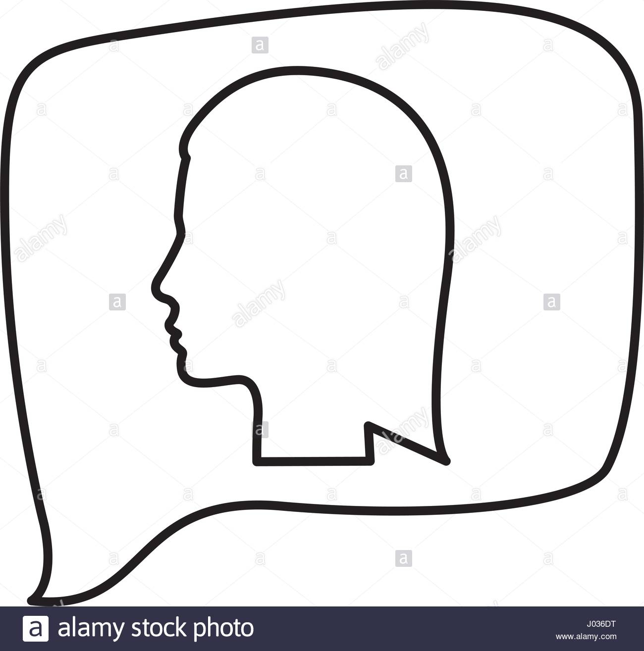 1300x1315 Silhouette Relief Rectangular Speech With Silhouette Female Head