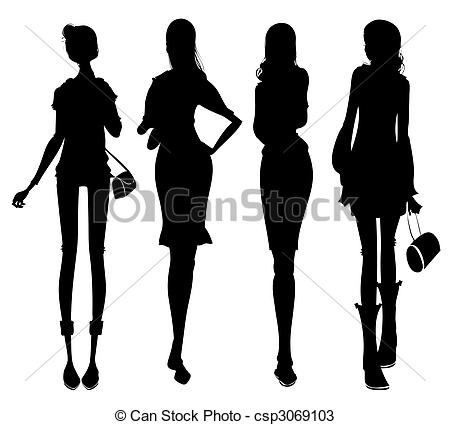 Silhouette Femme at GetDrawings | Free download