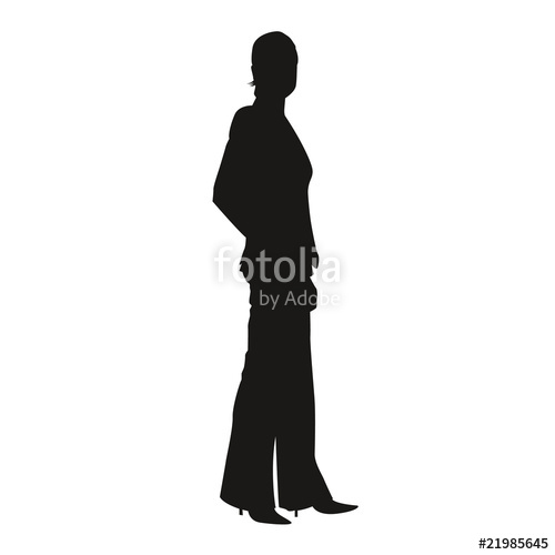 500x500 Silhouette Femme Fichier Vectoriel Libre De Droits Sur