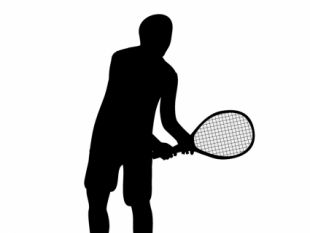 310x233 Tennis Silhouettes Free Vector Free Vectors Ui Download