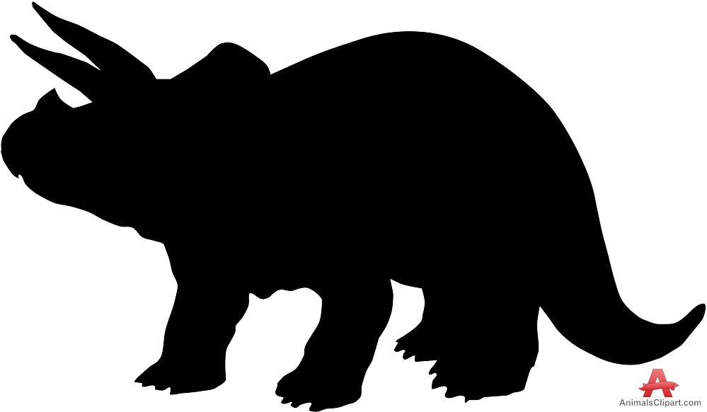 999x582 Triceratops Dinosaur Silhouette Clipart Free Clipart Design