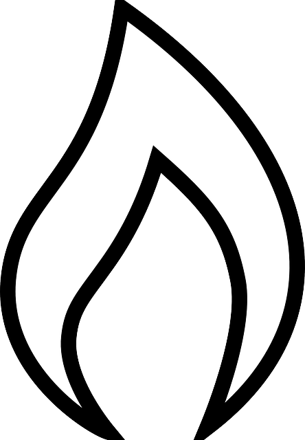 444x640 Black, Icon, Outline, Symbol, Silhouette, Fire, White