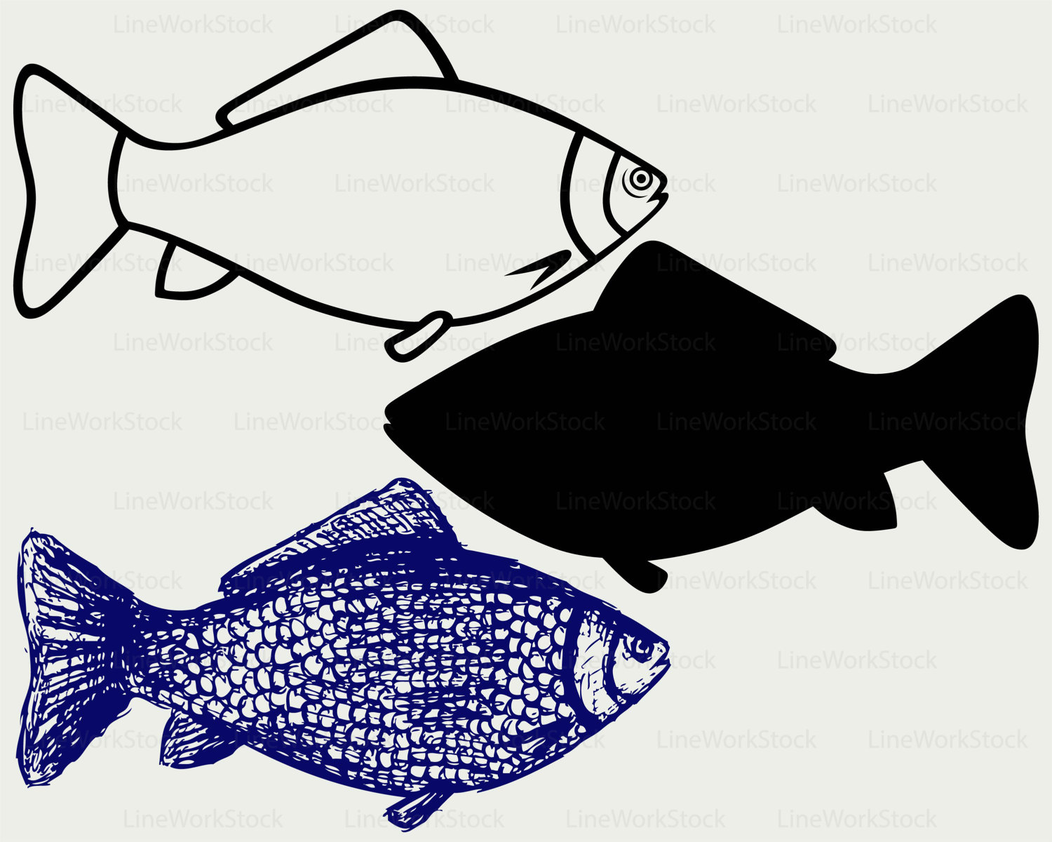 1500x1200 Fish Svgfish Clipartfish Svgfish Silhouettefish Cricutfish