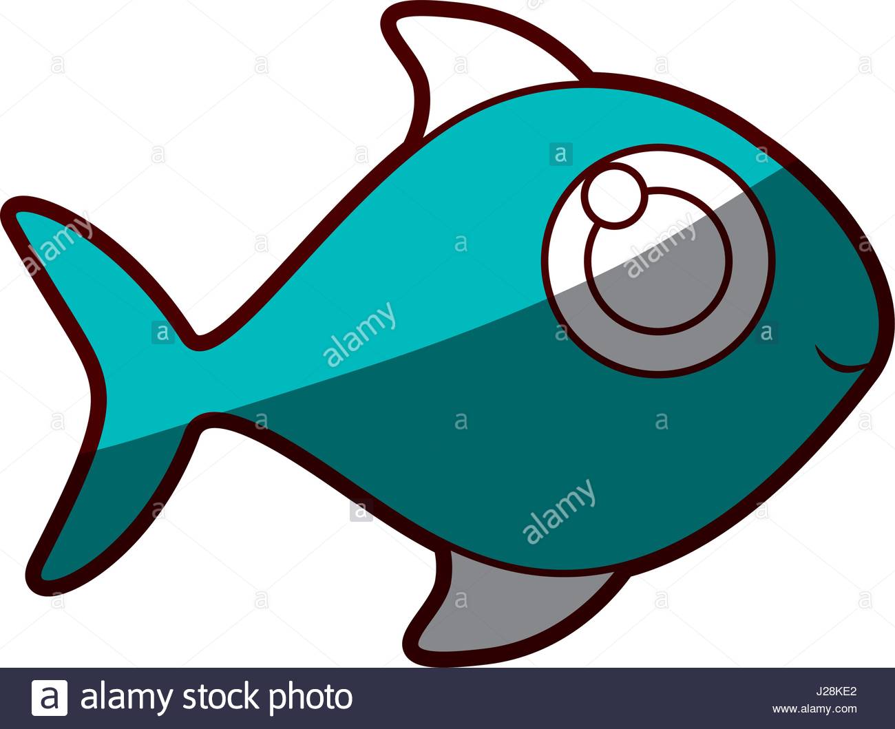 1300x1059 Silhouette Color Blue Of Fish Without Scales Stock Vector Art
