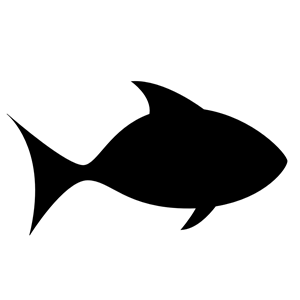 300x300 Fish Silhouette Clipart, Cliparts Of Fish Silhouette Free Download
