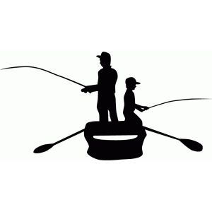 Silhouette Fishing
