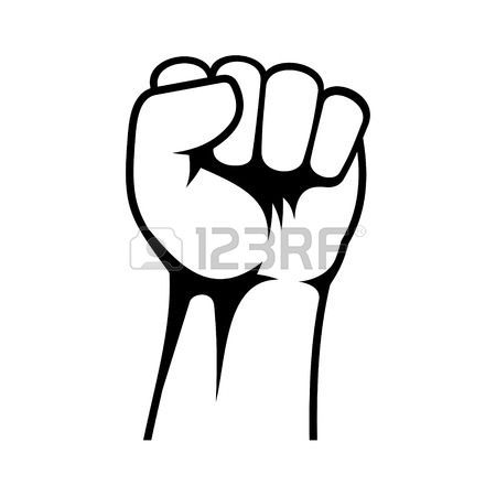 450x450 Raised Fist Drawings Raising, Doodles And Drawings