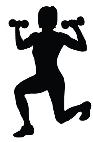 300x457 Fitness Clipart Silhouette