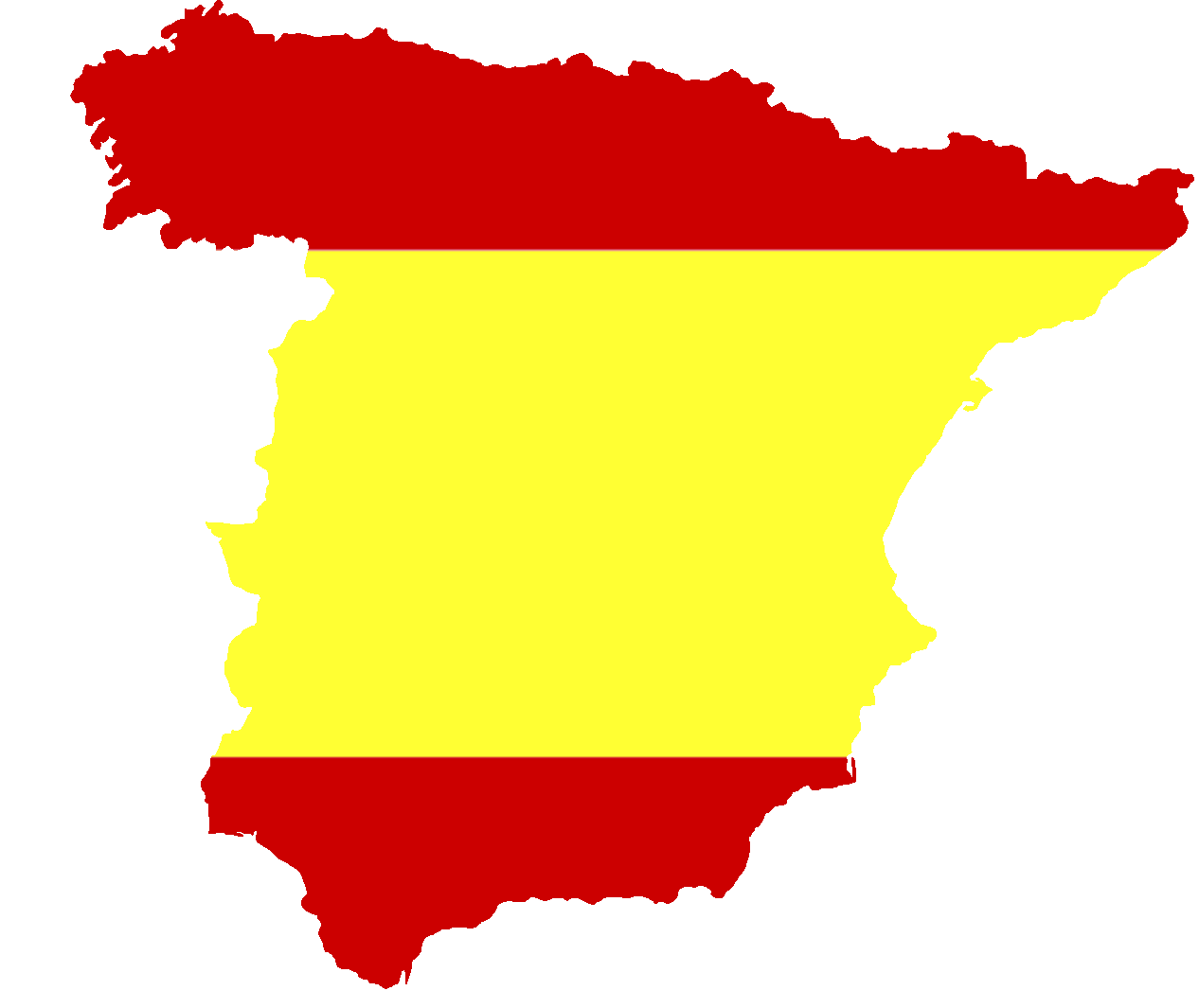 1266x1065 Filesilhouette Spain With Flag.png