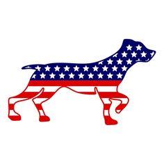 236x236 Silhouette With American Flag Clipart