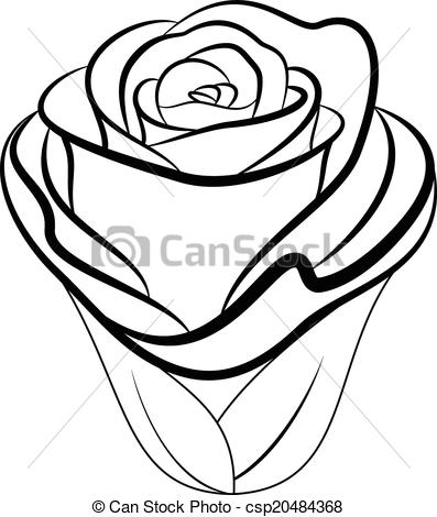 397x470 Ornaments Flower Silhouette. Illustration Of Great Ornaments