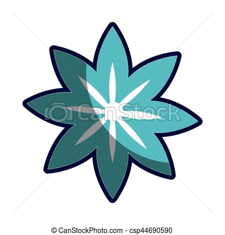 450x470 Blue Silhouette Figure Flower Icon Floral Vector Eps Vectors
