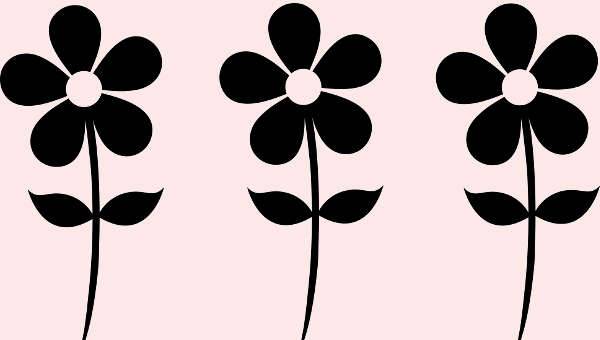 Silhouette Flower Images
