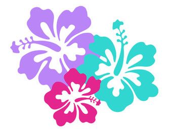 340x270 Hibiscus Silhouette Svg Dxf File Instant Download Silhouette Cameo