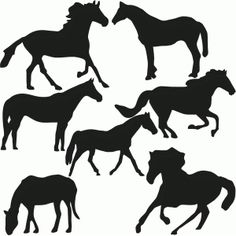 236x236 Horse Silhouette