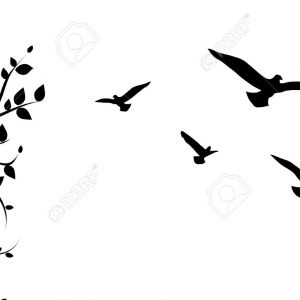 300x300 Bird Vector Art S Flying Bird Silhouette Vector Adult