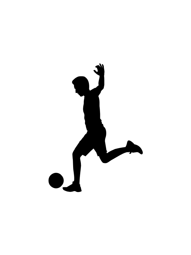 640x851 Football Silhouettes Football Silhouettes Soccer Silhouettes