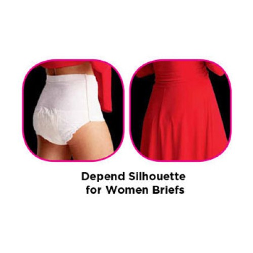500x500 Depend Silhouette Briefs For Women