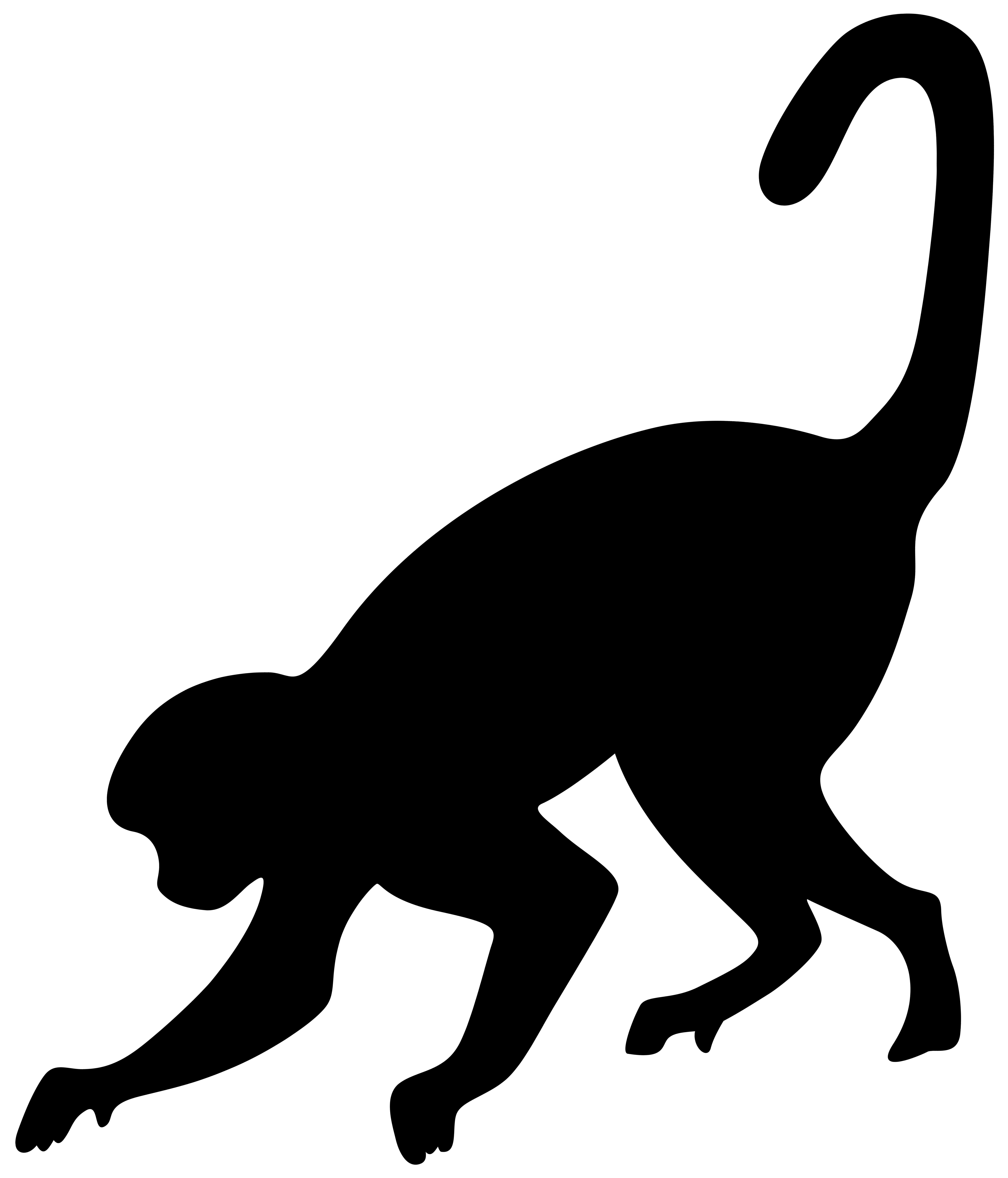 6848x8000 Monkey Silhouette Png Clip Art Imageu200b Gallery Yopriceville