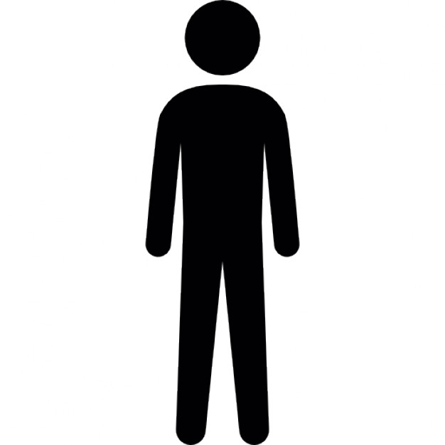 626x626 Tall Human Silhouette Icons Free Download