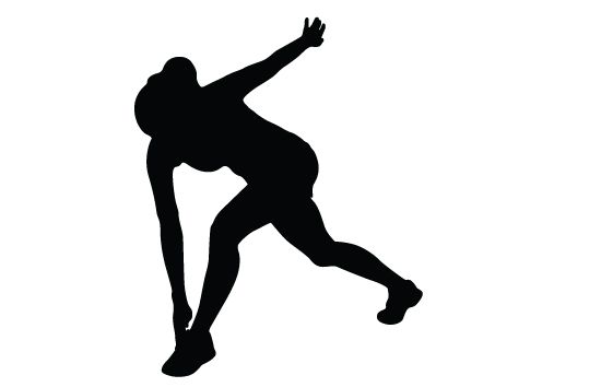550x354 Woman Exercising Silhouette Vector Vector Free Download