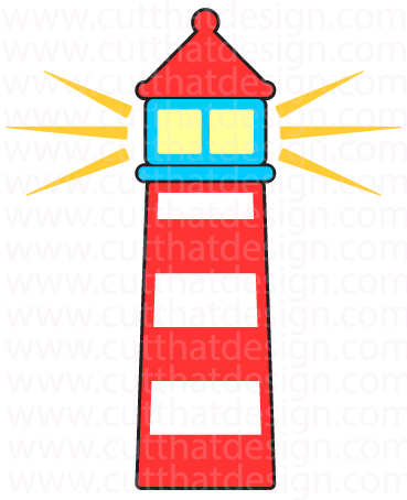 369x454 Design Lighthouse Using Basic Shapes In Silhouette Studio +