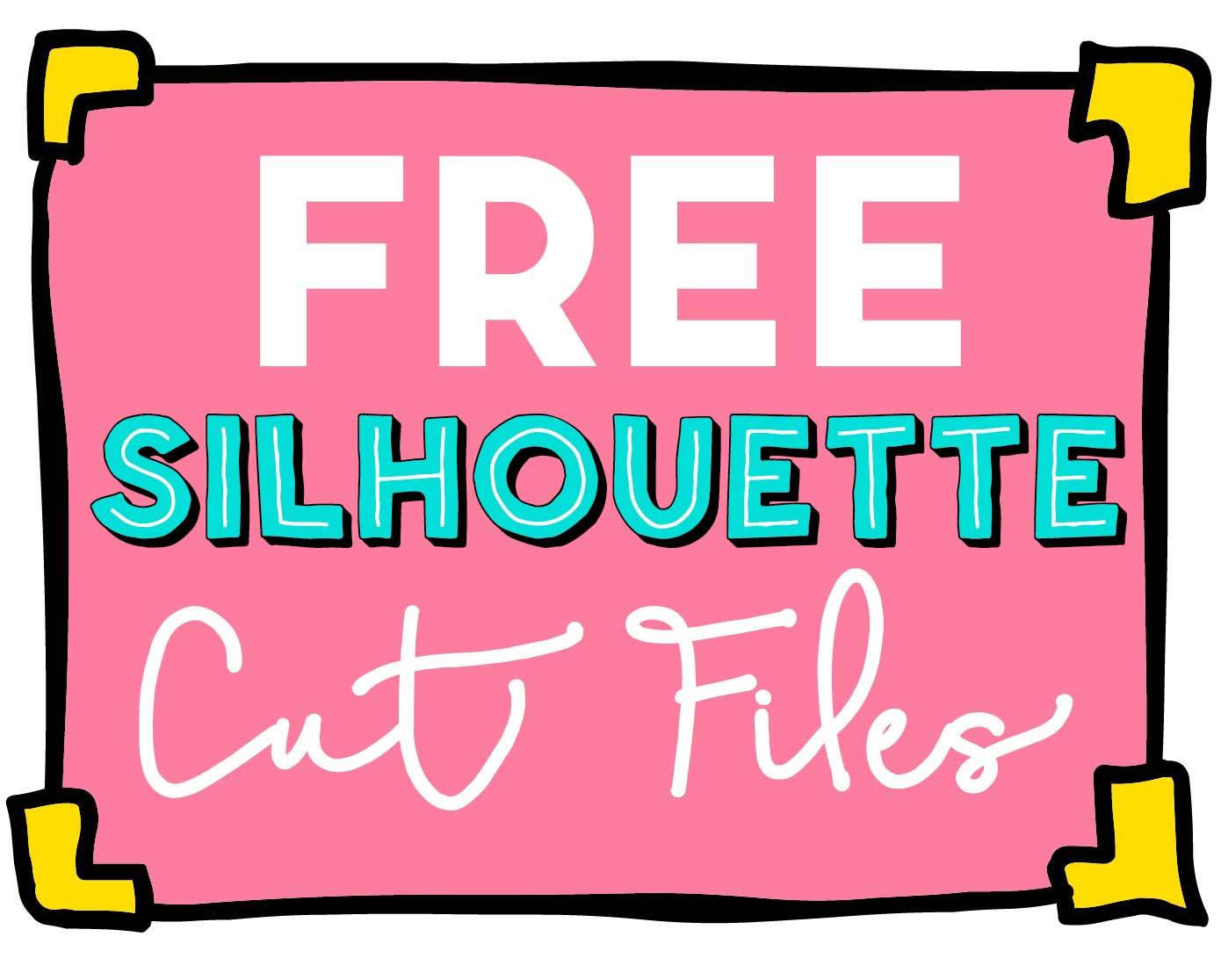 1390x1116 Free Silhouette Cut Files!