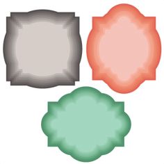 236x236 Layered Label Set Svg Scrapbook Cut File Cute Clipart Files