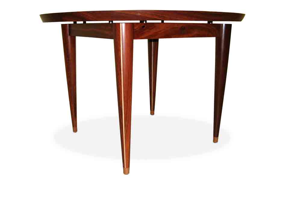933x700 Silhouette Round Jarrah Table Fine Furniture Design Fine Art