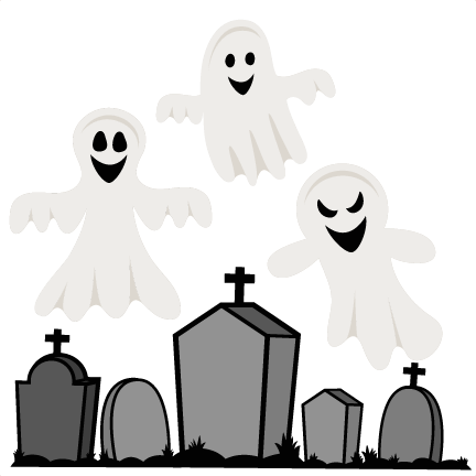 432x432 Ghosts In The Graveyard Svg Scrapbook Cut File Cute Clipart Files