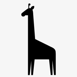 260x260 Giraffe Silhouette, Giraffe, Sketch, Animal Png And Vector