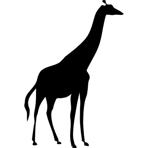 626x626 Giraffe Silhouette Icons Free Download