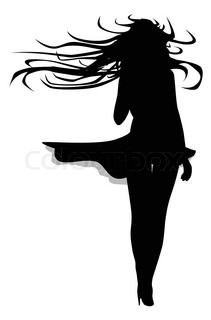 211x320 Blowing, Silhouette, Dandelion Stock Vector Colourbox